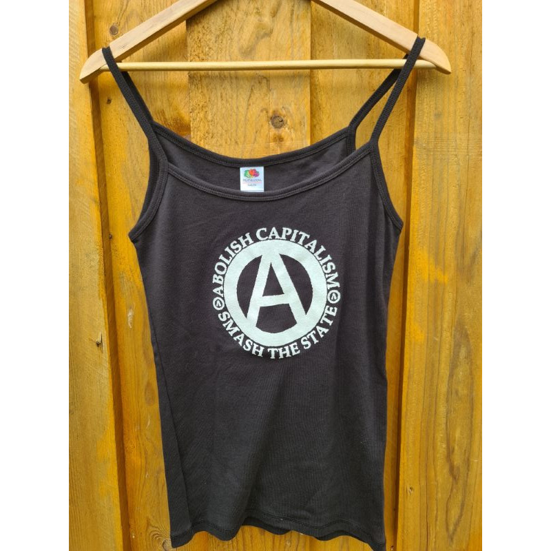 Abolish Capitalism – FotL-Lady-Shirt - schwarz - Größe M - RESTPOSTEN