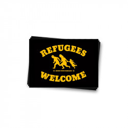  Refugees Welcome - Aufkleber