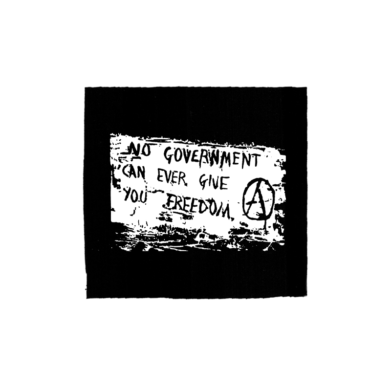 No Government – Aufnäher