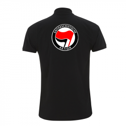 Antifaschistische Aktion - rot/schwarz – Polo-Shirt  N34