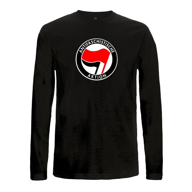 Antifaschistische Aktion - rot/schwarz – Longsleeve EP01L