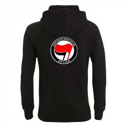 Antifaschistische Aktion - rot/schwarz – Kapuzenpullover N50P