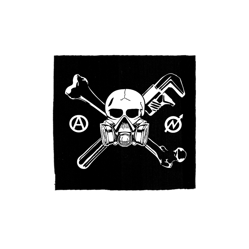 Skull Gasmask – Aufnäher
