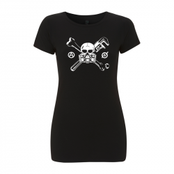 Skull Gasmask – Women's  T-Shirt EP04