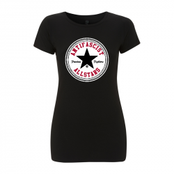 Antifascist Allstars - Black Star -  Women's  T-Shirt EP04