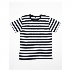 Stripy T-Shirt   - Black / White