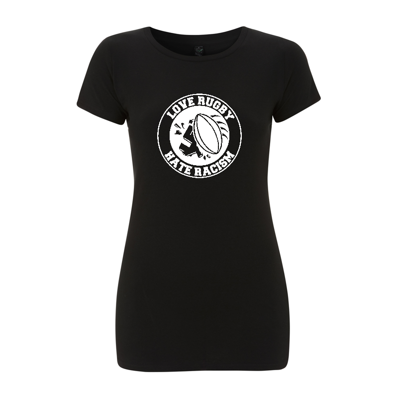 Love Rugby - Hate Racism - Women's  T-Shirt tailliert - Continental EP04