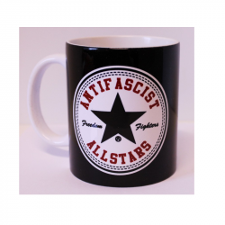 ANTIFASCIST ALLSTARS - Black Star - Kaffeebecher