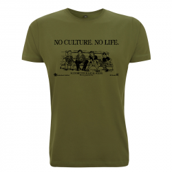 No Culture. No Life. - Soli-Shirt - N03 forest green