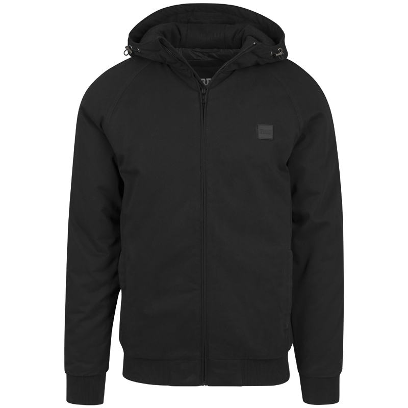 Hooded Cotton Zip Jacket - URBAN CLASSICS, TB1805