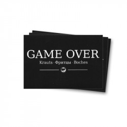 Game Over - Aufkleber - 30 Stück