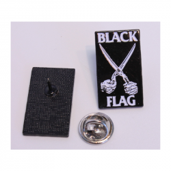 BLACK FLAG SCISSORS  - Metal-Pin