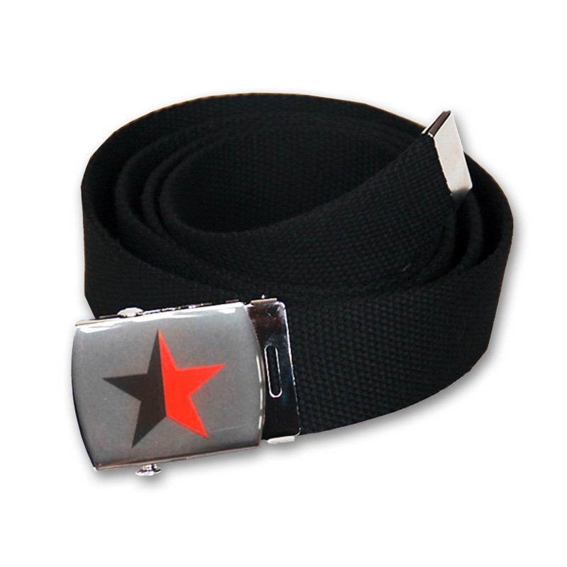 Gürtel - Red/Black Star - Belt
