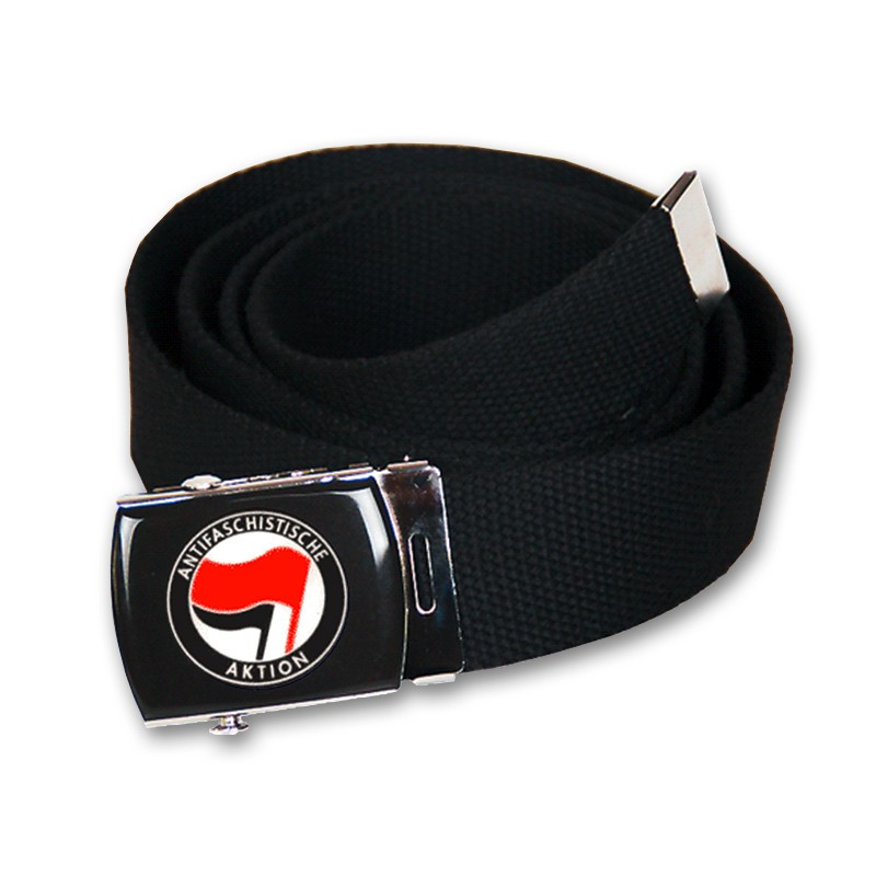 Gürtel - Antifaschistische Aktion - Belt - Rot/Rot