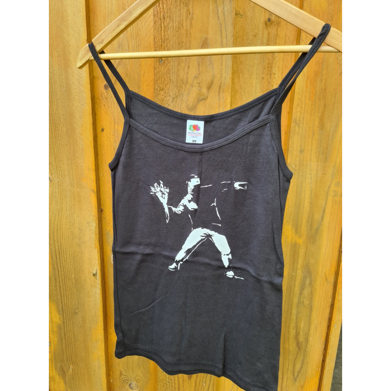 Banksy – FotL-Lady-Shirt - schwarz - RESTPOSTEN